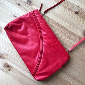 Vintage red crossbody bag